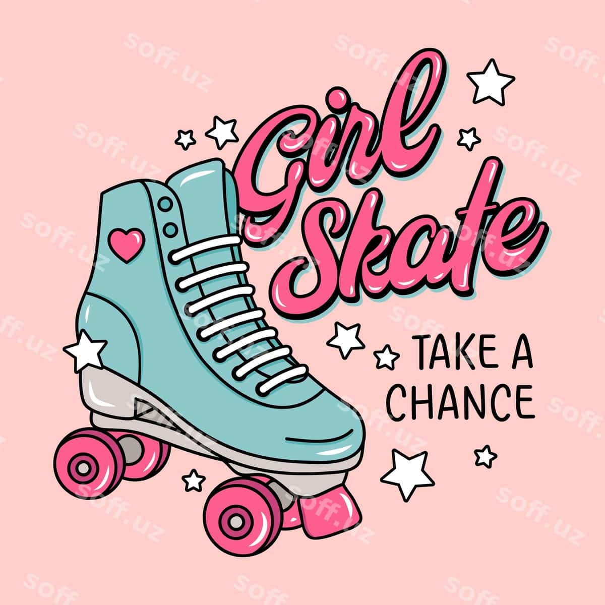 Qiz retro roller pravitsalari pravitsa | Girl skate retro roller skates 1