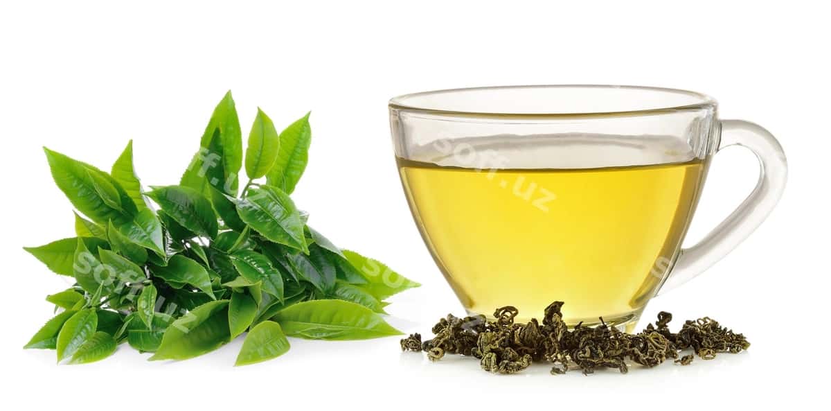 Shisha piyola yashil choy ajraltirilgan | Glass cup green tea isolated 1
