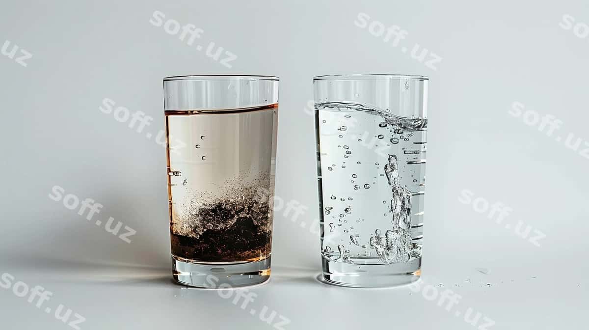 Stakan suw muz bilan ichida | Glass water glass with ice it 1