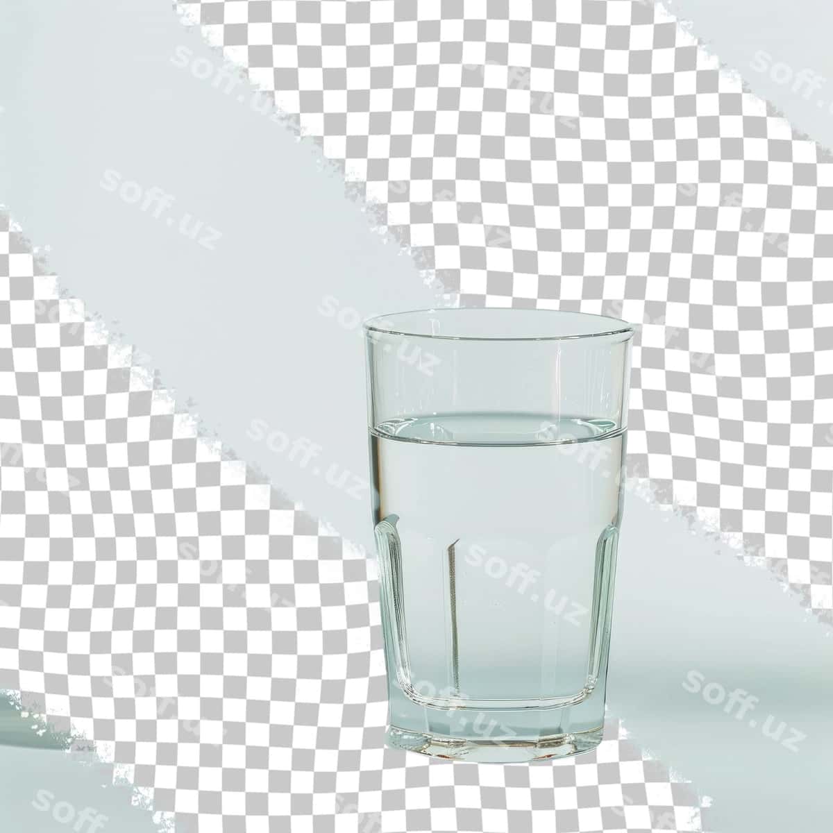 Stakan suvi yarim to'ldirilgan stakan suvi bilan | Glass water with half full glass water 1