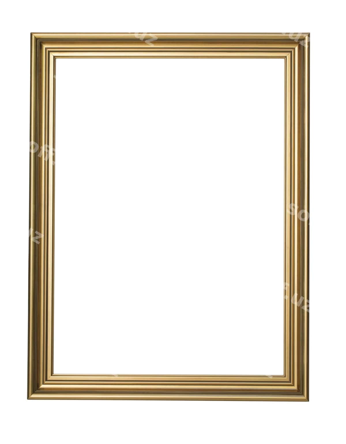 Oltin yog'ochli ramka | Gold wooden frame 1