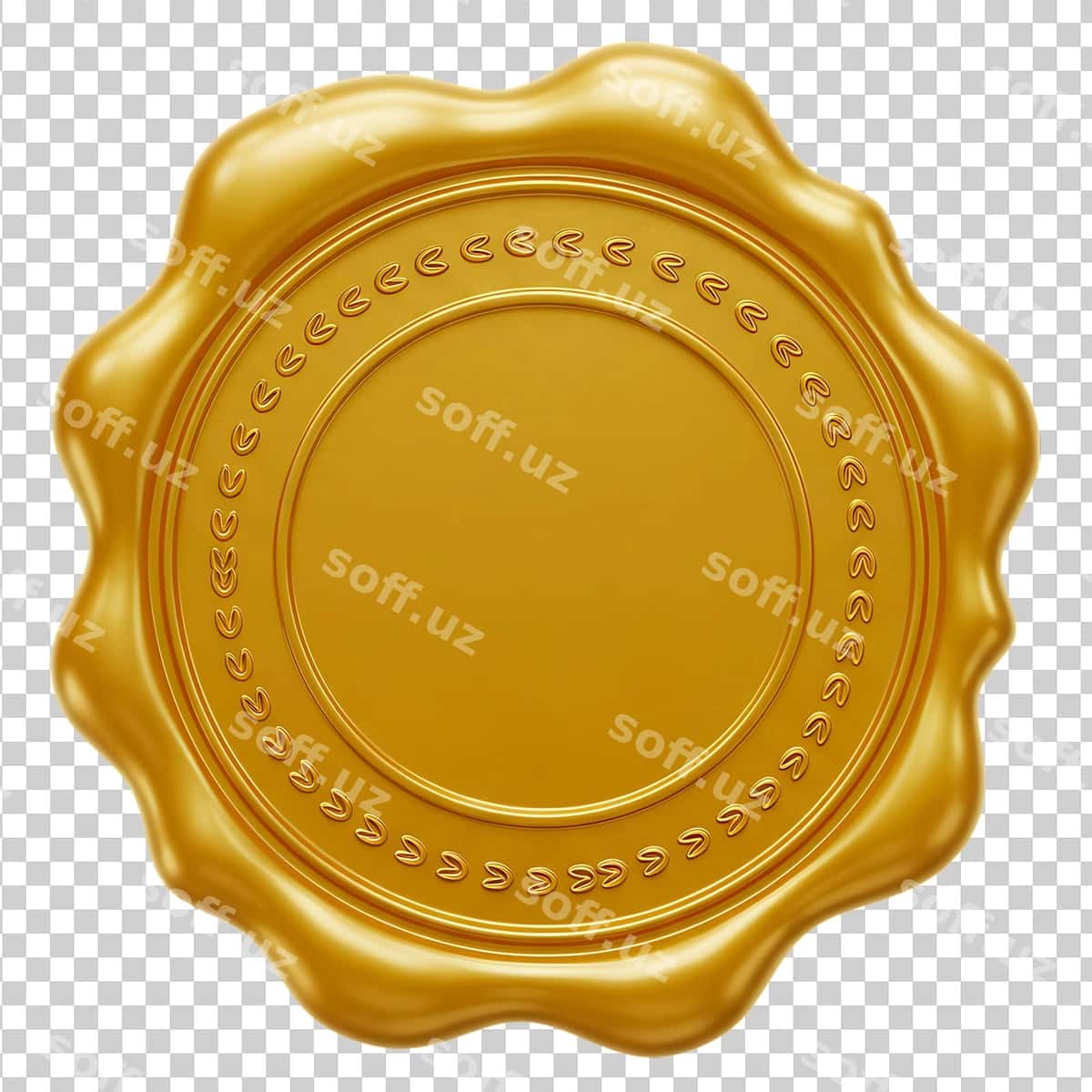 Oq soya moy muhiri | Golden wax seal 1