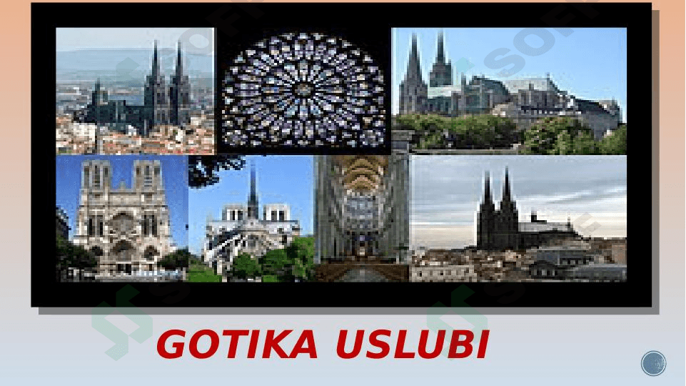 Me'morchilik asoslari fanidan mustaqil ishi 1