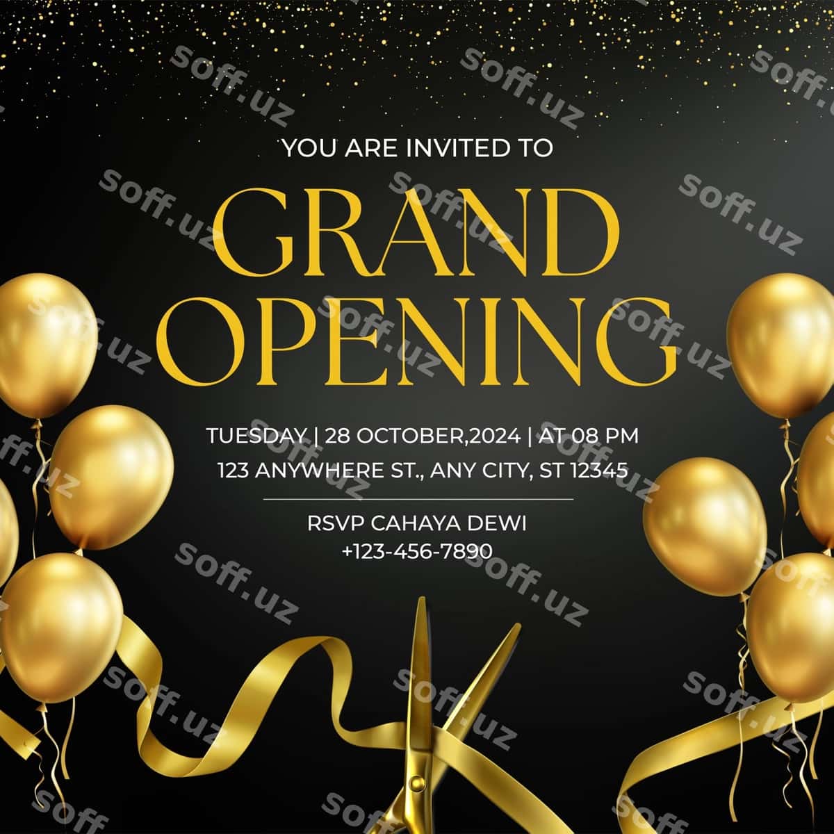 Katta ochilish taklifi | Grand opening invitation 1