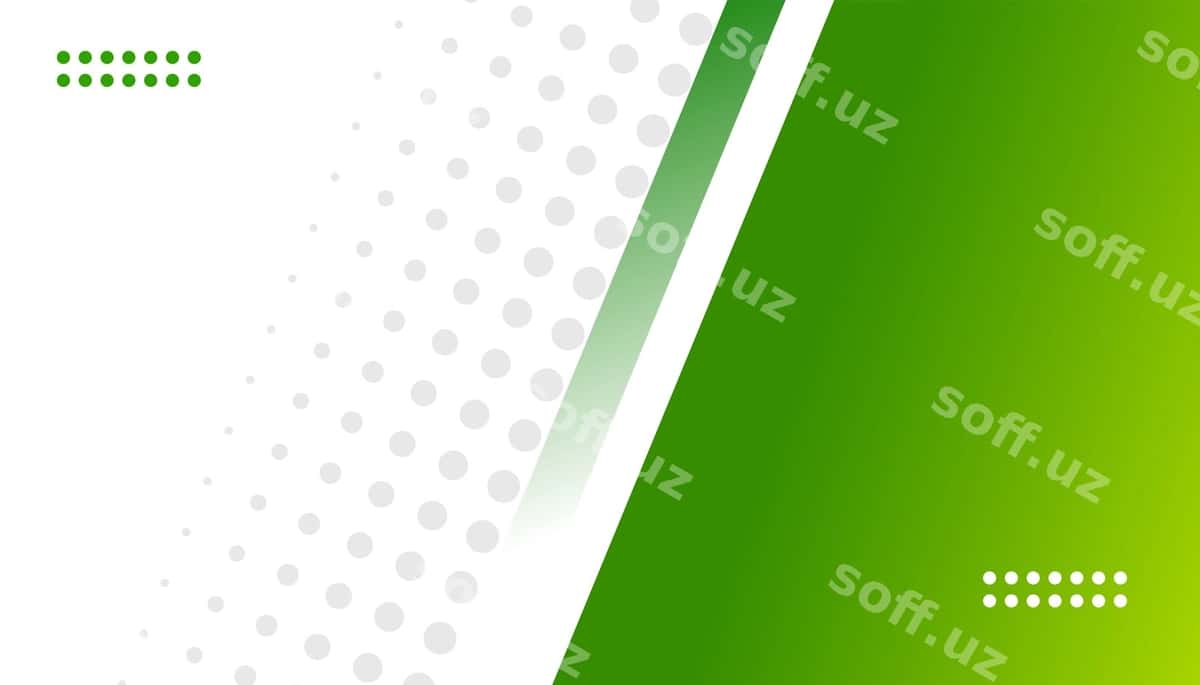 Yashil abstrakt fonda zamonaviy dizayn | Green abstract background modern design 1