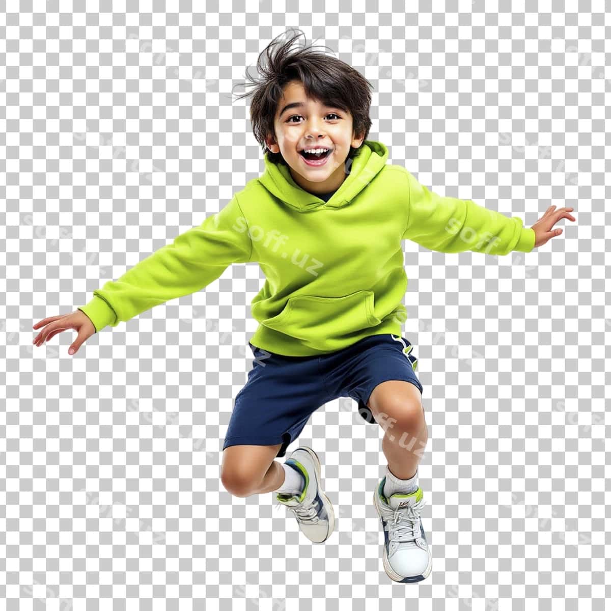 Baxtli sakinychi oʻg'ilarning | Happy jumping boy 1