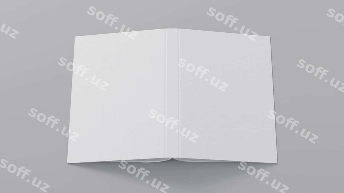 Qattiq qopli kitob yuqori ko'rinishi | Hard cover book top view 1