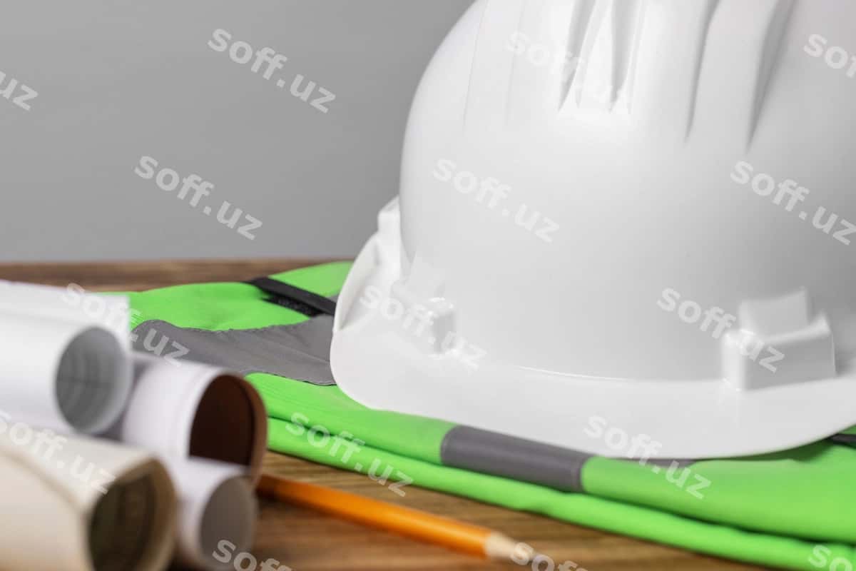 Qattiq shlyapa maket dizayni | Hard hat mockup design 1