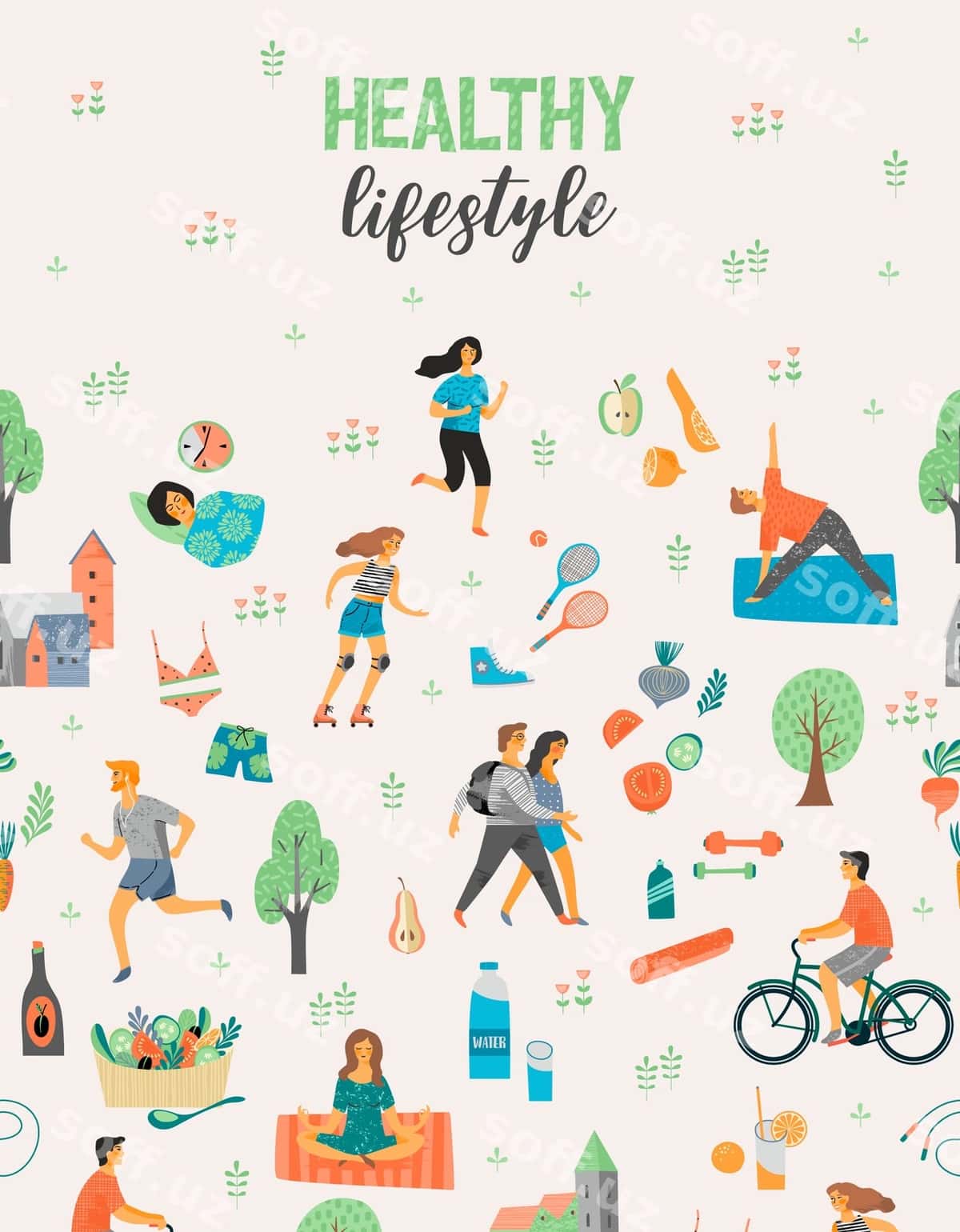 Sog'liqli hayot uslubi | Healthy lifestyle v 1
