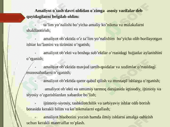 Amaliyot hisoboti. Xususiy korxonaning buxgalteriyasi, tashkiliy tuzilmasi 4