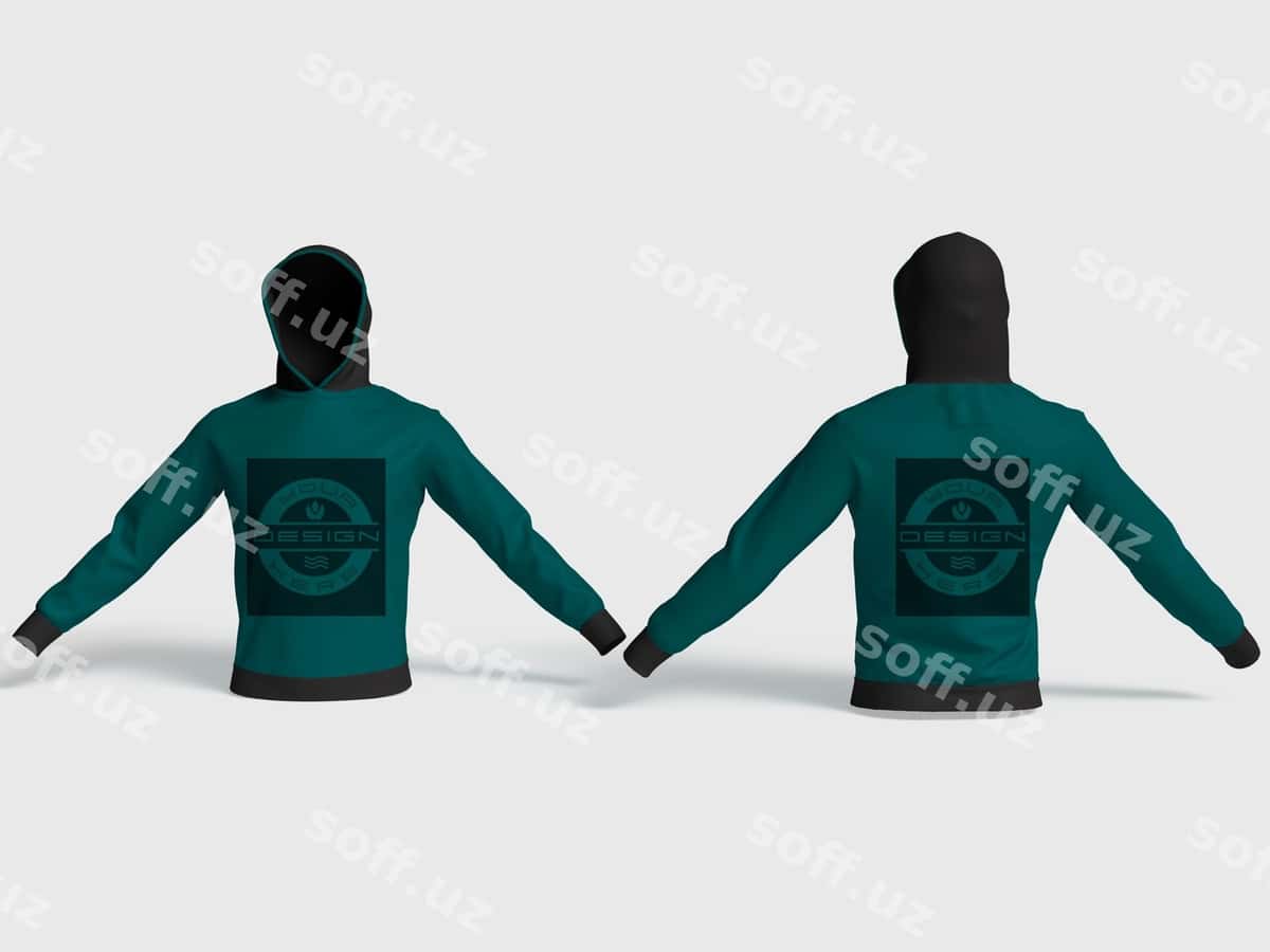 Hoody namuna ajraltirilgan | Hoodie mockup isolated 1