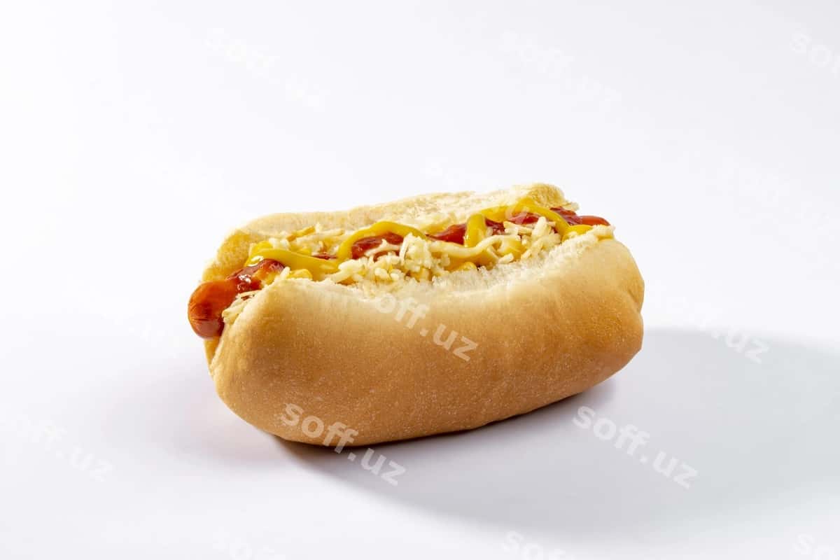 Hot-dog ajraltirilgan oq fonda | Hot dog isolated white background 1