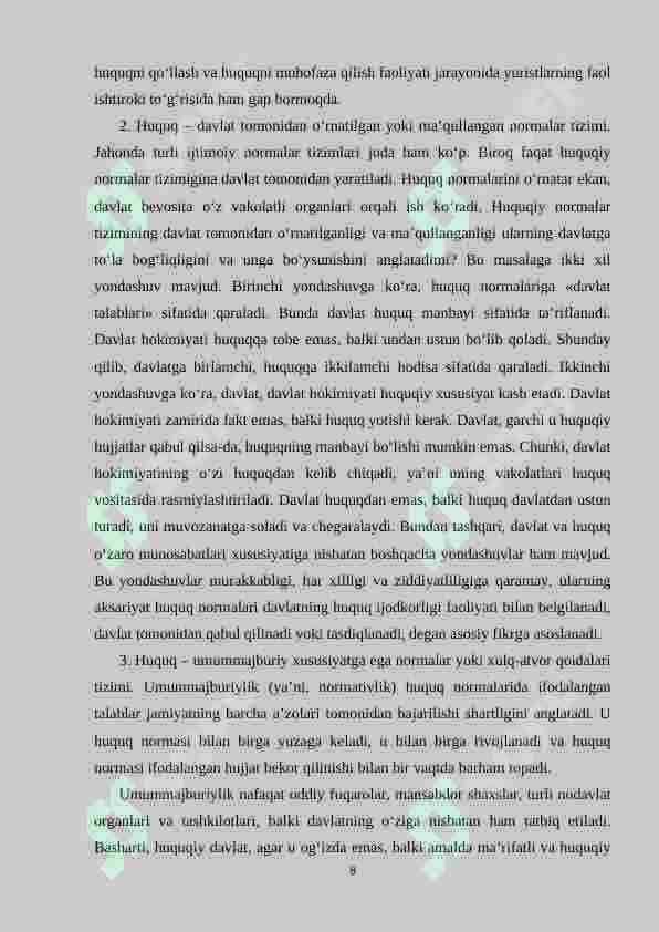 Huquq prinsiplari 8