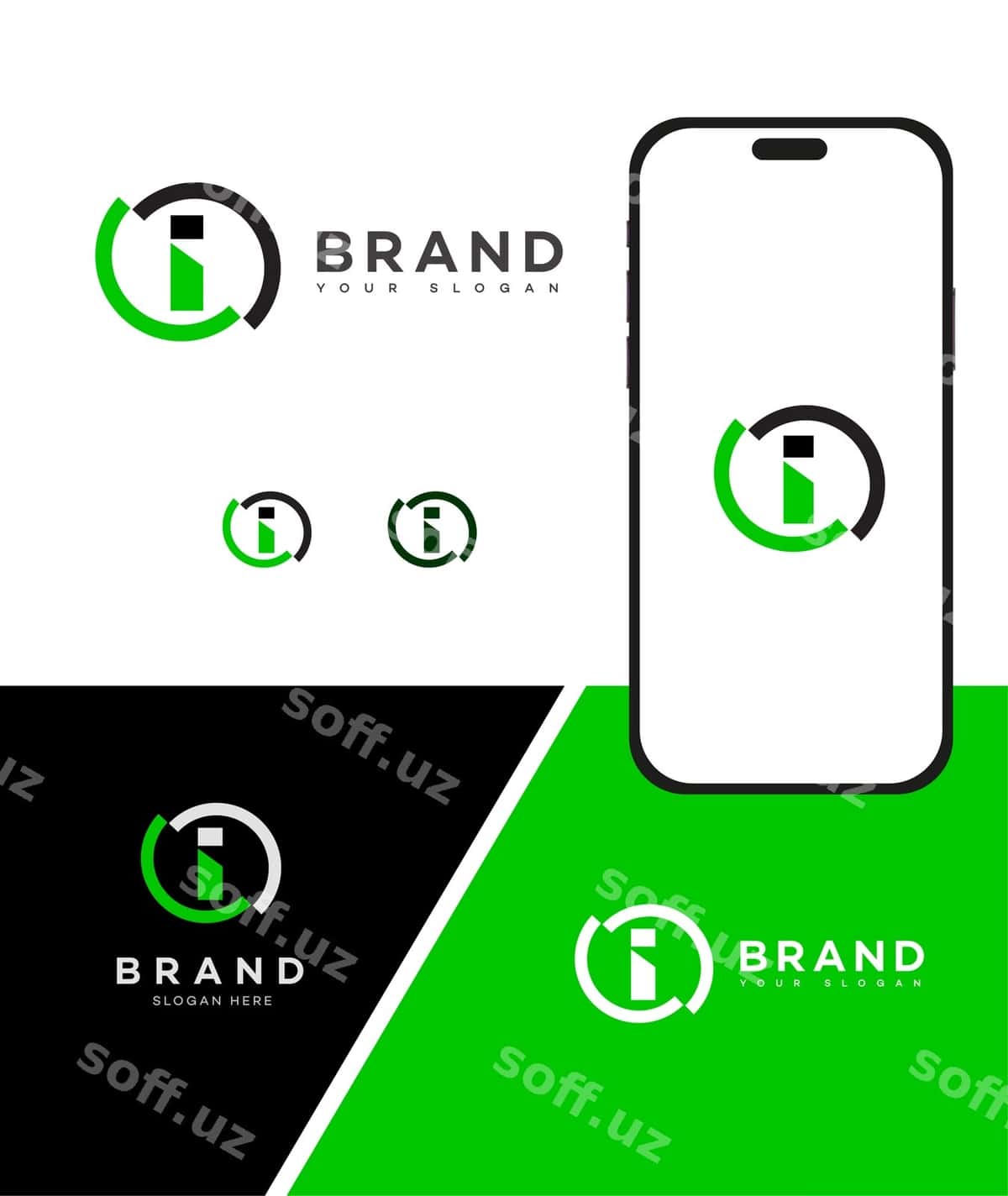 I harflı logotip | I letter logo 1