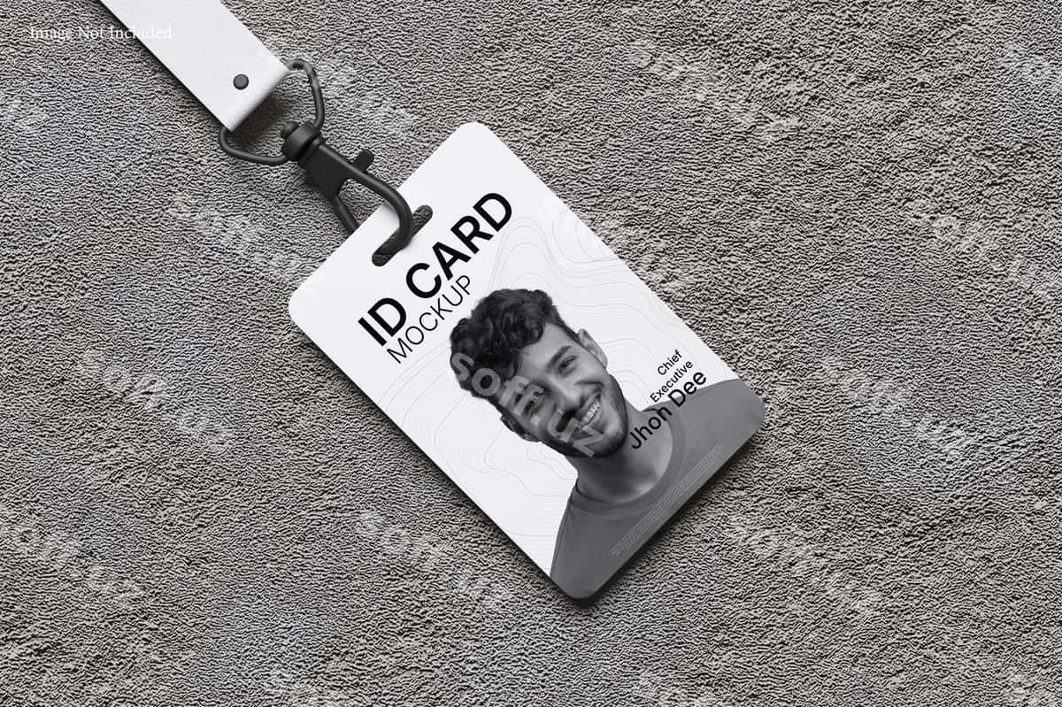 ID karta mockup | Id card mockup 1