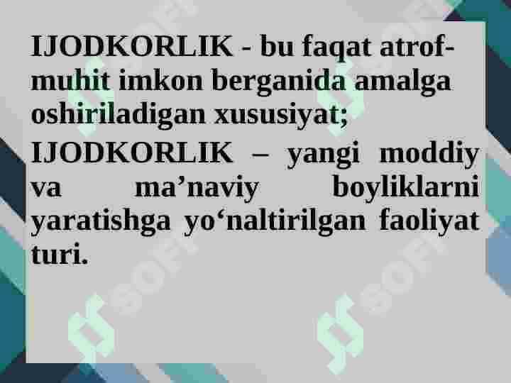 IJODIY FIKRLASH VA UNING AHAMIYATI 6