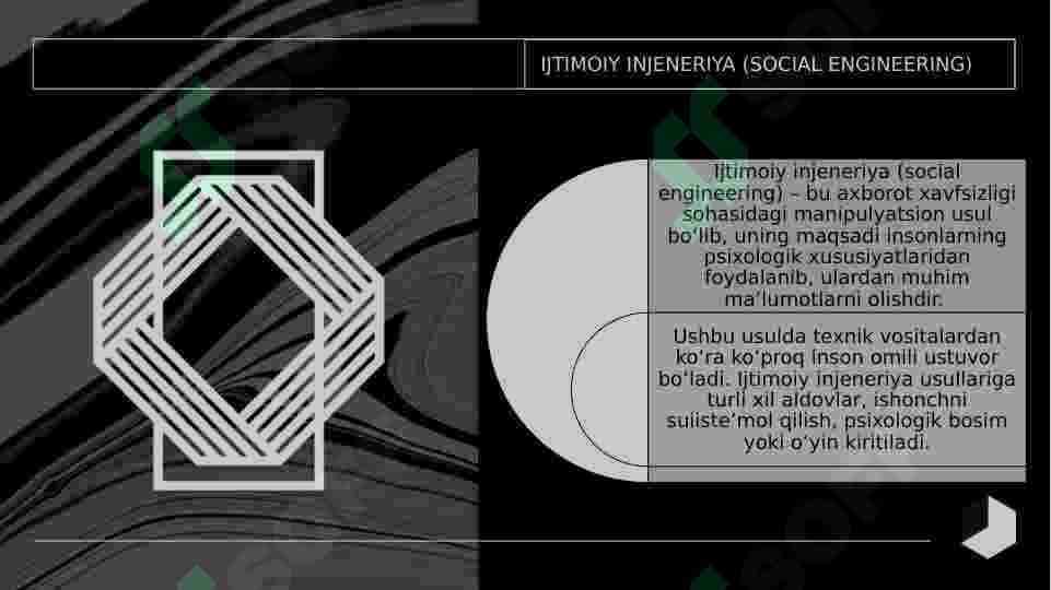 Ijtimoiy injeneriya (social engineering) 3