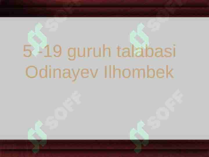 "Yog`lar va yog`simon birikmalar, ya`ni lipoidlar"