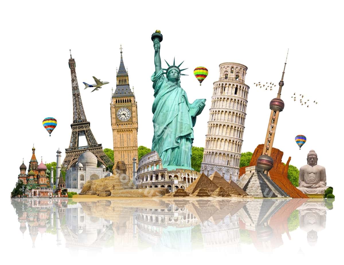 Mashhur monument illustratsiyasi dunyoda | Illustration famous monument world 1