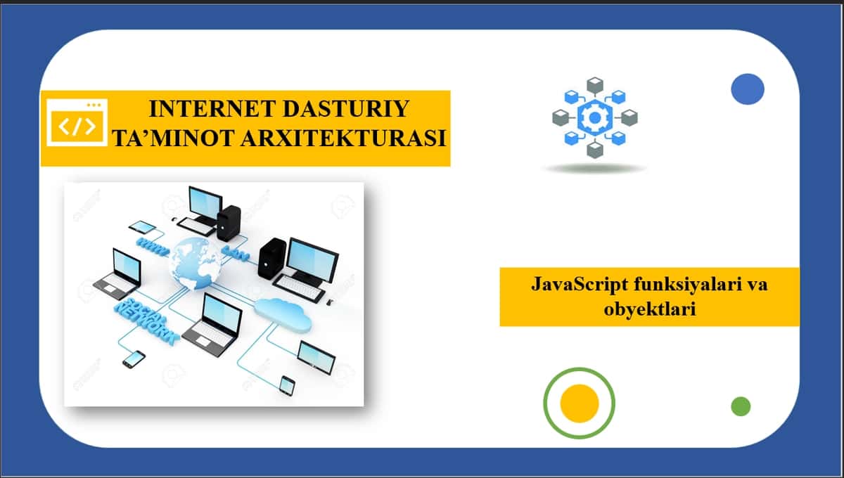 JavaScript funksiyalari va obyektlari 1