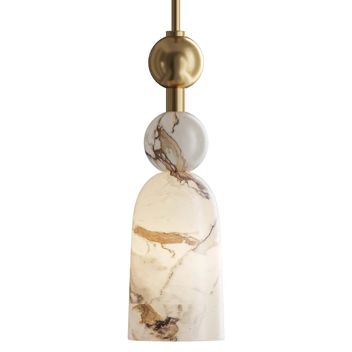 Flume Alabaster Pendant Lamp 1