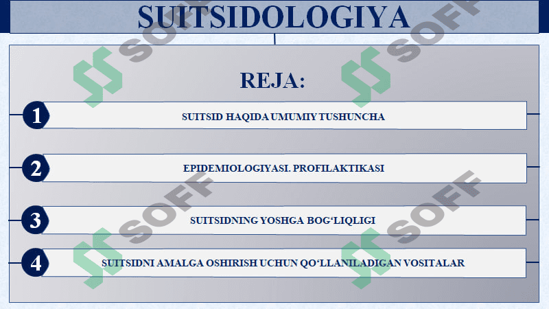 SUITSIDOLOGIYA - SUITSID 2