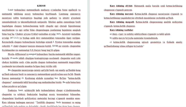 Bir tomonli limitlar. Ikkinchi ajoyib limit 1