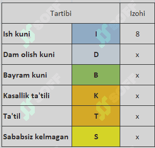 DAVOMAT JADVALI 2