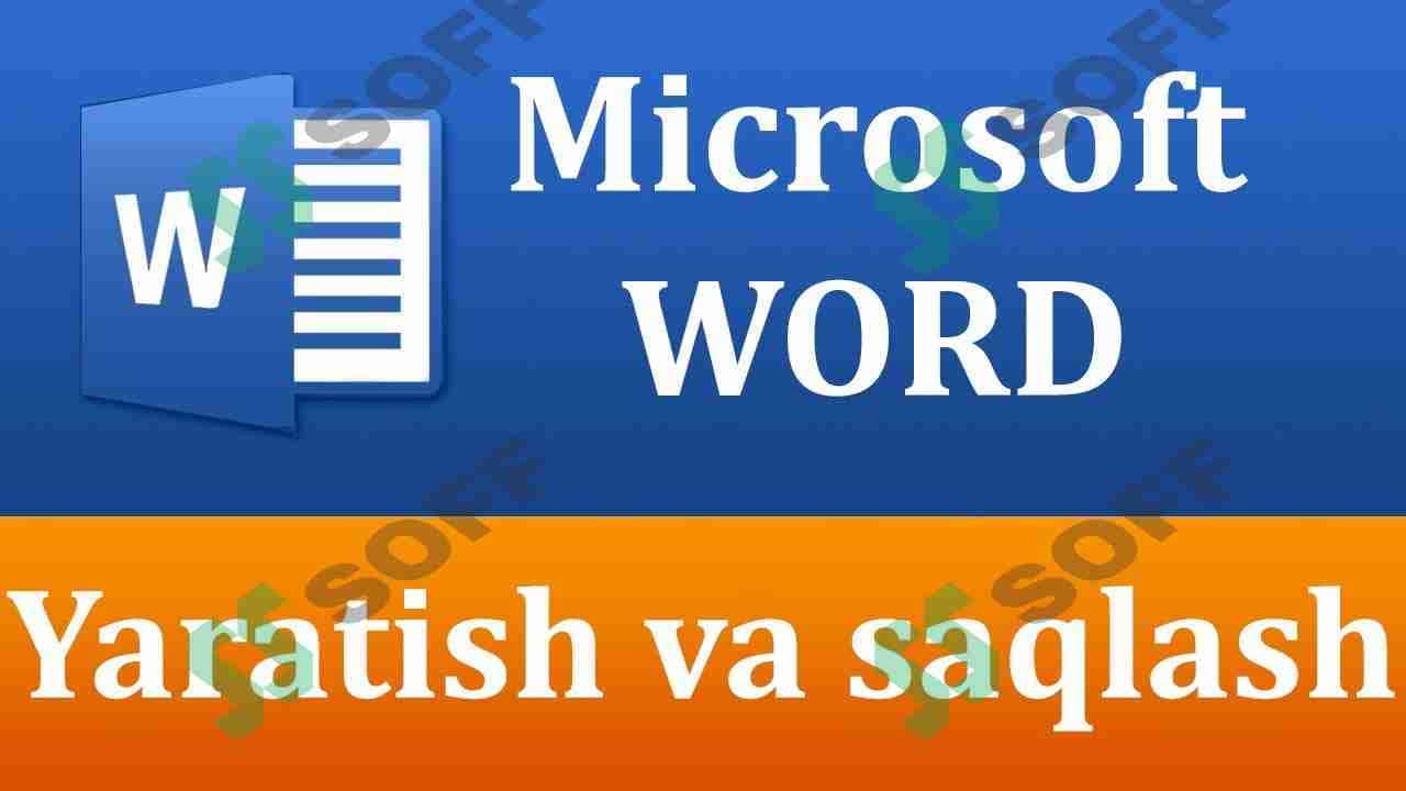 Wordda matn yozish qoidalari 1