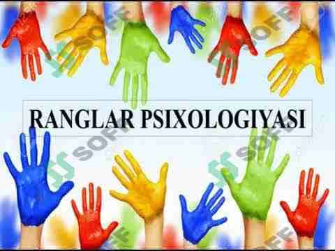 Ranglar psixologiyasi 1