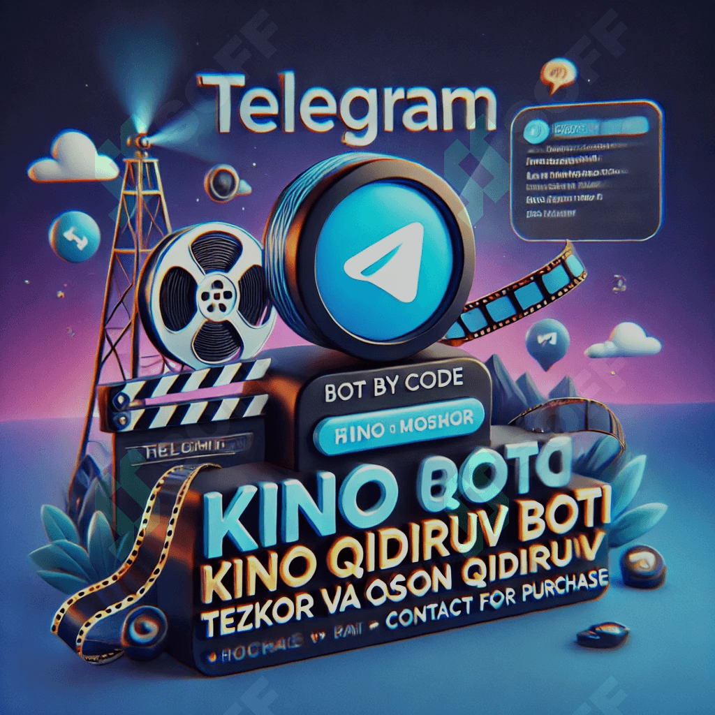🎥 Telegramda Kino Qidiruv Boti – Tayyor Kod Sotiladi! 📂 1