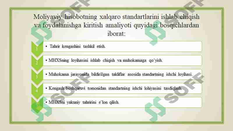 MHXS - moliyaviy hisobotning xalqaro standartlari 3