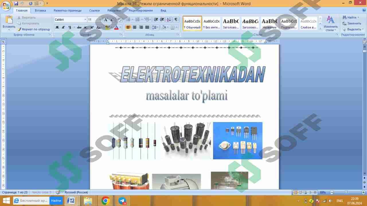 elektr energetika masalar 1