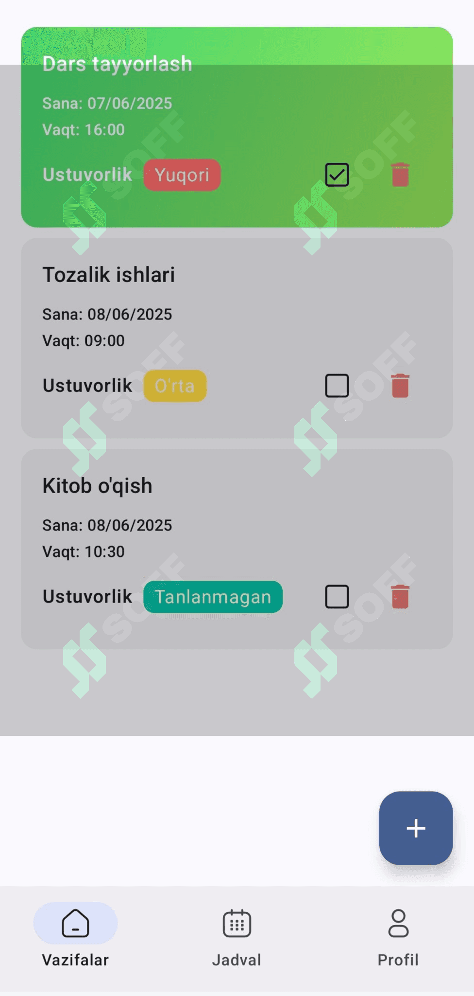 Time Management ilovasi 1