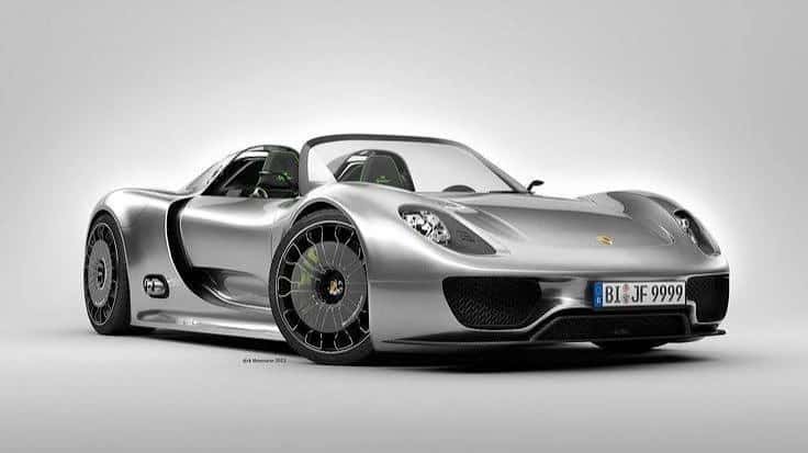Porsche 918 Spyder 3D model 1