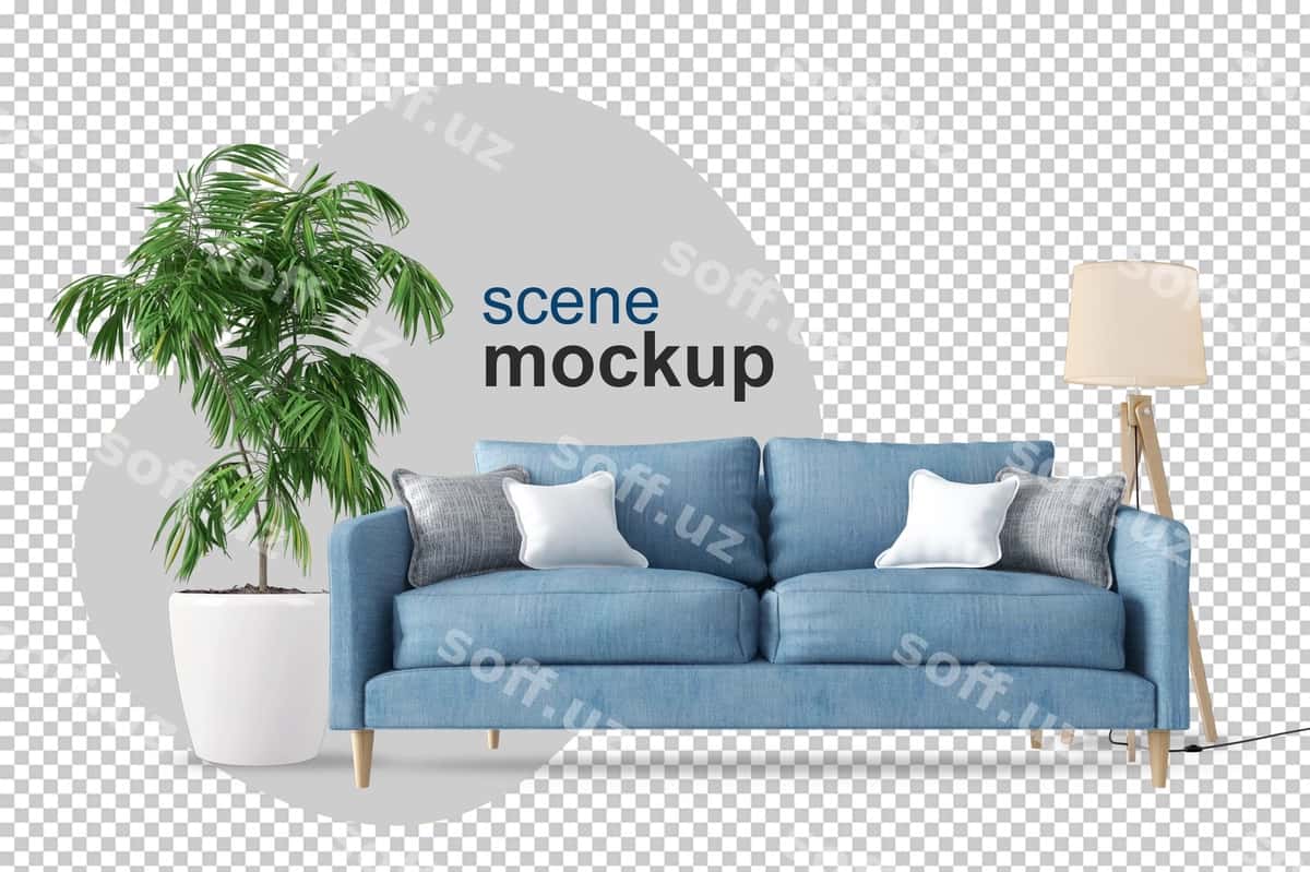 Ichki bezatish to'plami 3D renderlash | Interior decoration set 3d rendering 1