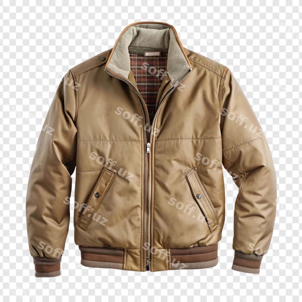 Jaket damerlar fonidan ajratilgan shaffof fondaa | Jacket isolated transparent background 1