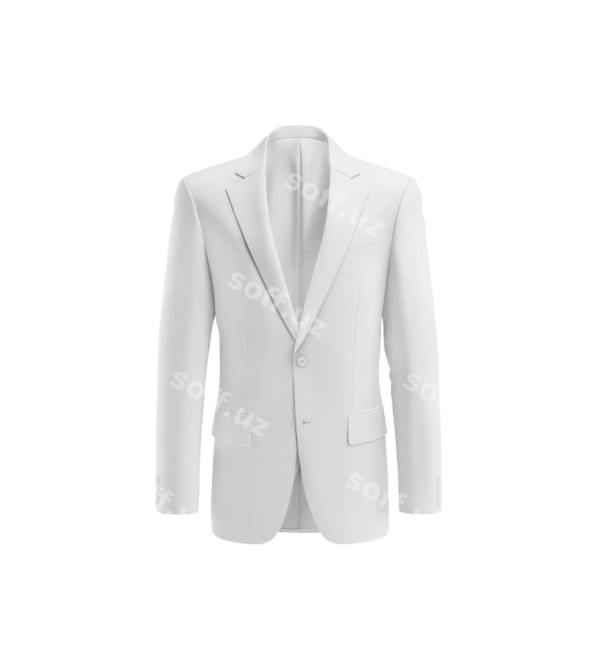 Jaket kostyum oq orqa fonda | Jacket suit white background 1
