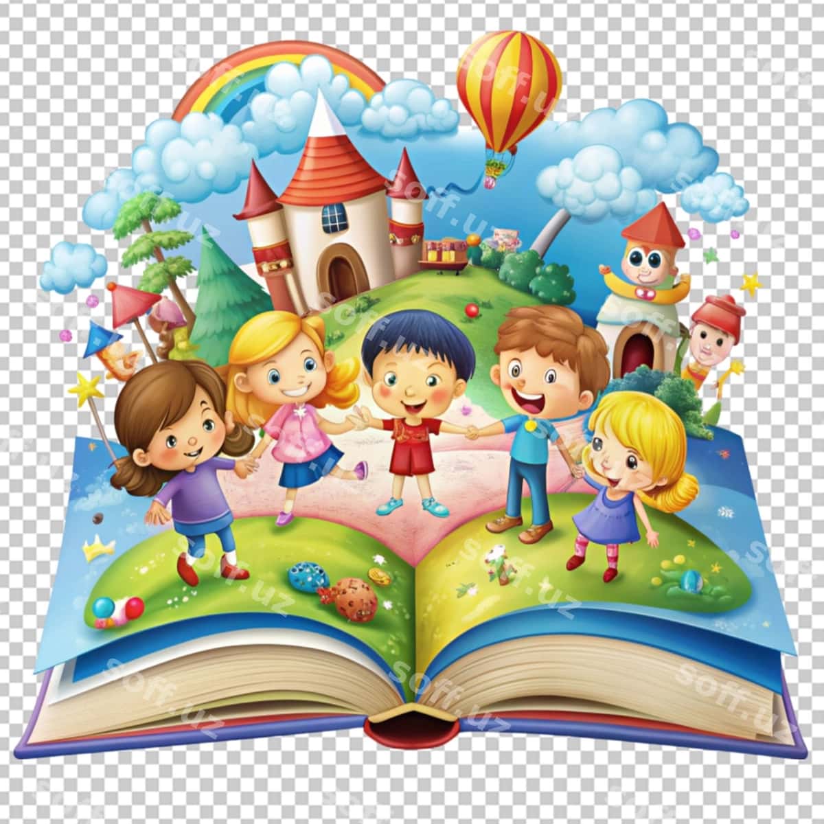 Bola kitob tasavvuri | Kid book imagination 1