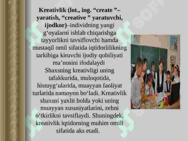 Insoniylik, vatanparvarlik ruhida tarbiyalashda kraetiv yondashuv 4