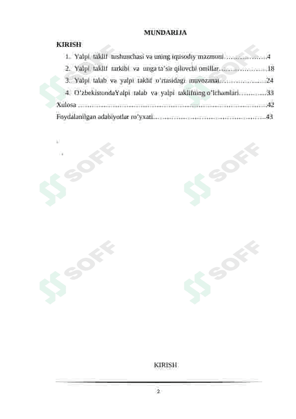 Yalpi taklif tarkibi 2