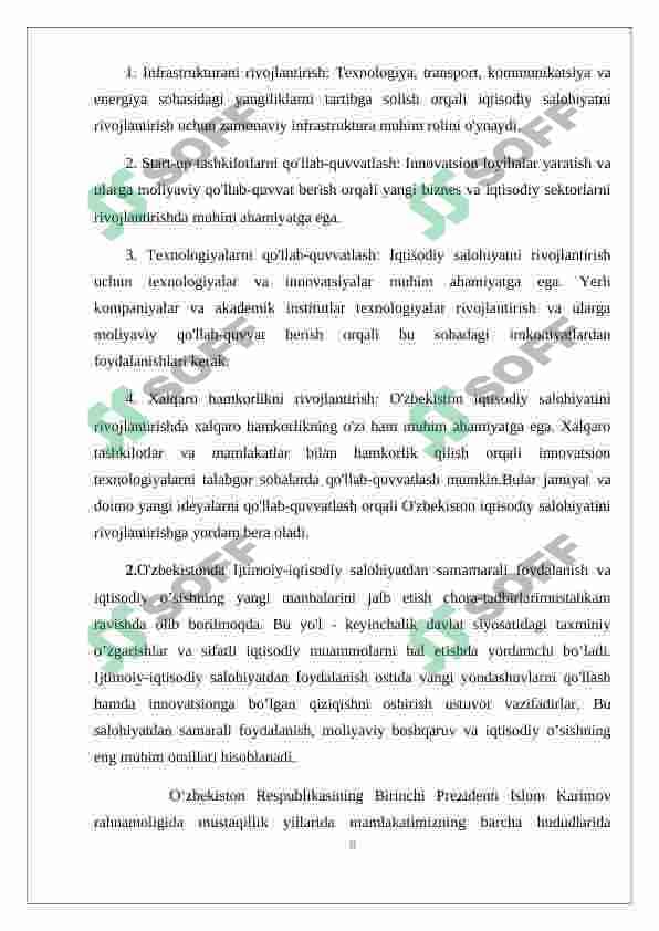 O’zbekistonning iqtisodiy salohiyati va undan samarali foydalanish muammolari 8