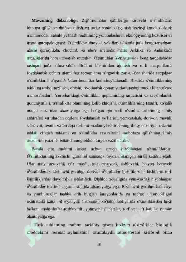 ZIG’IRNAMOLAR QABILASI 3