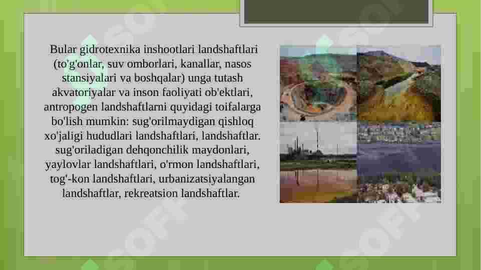 O’ZBEKISTONDA TEXNOGEN LANDSHAFTLAR 5