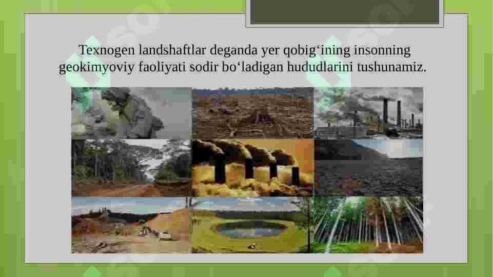 O’ZBEKISTONDA TEXNOGEN LANDSHAFTLAR 6
