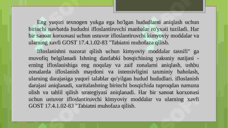 O’ZBEKISTONDA TEXNOGEN LANDSHAFTLAR 8