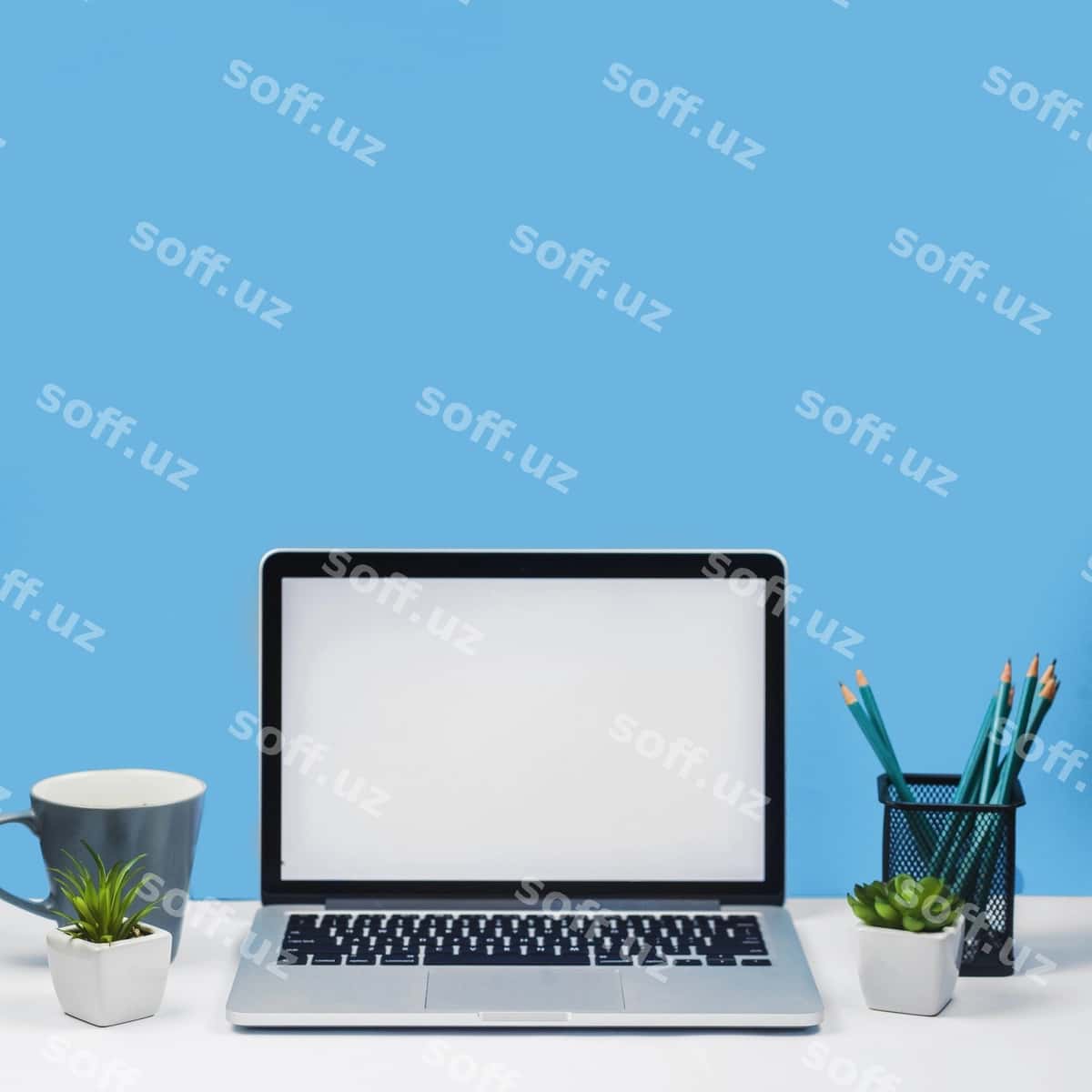 Choy va noutbukli stol | Laptop with coffee cup table 1