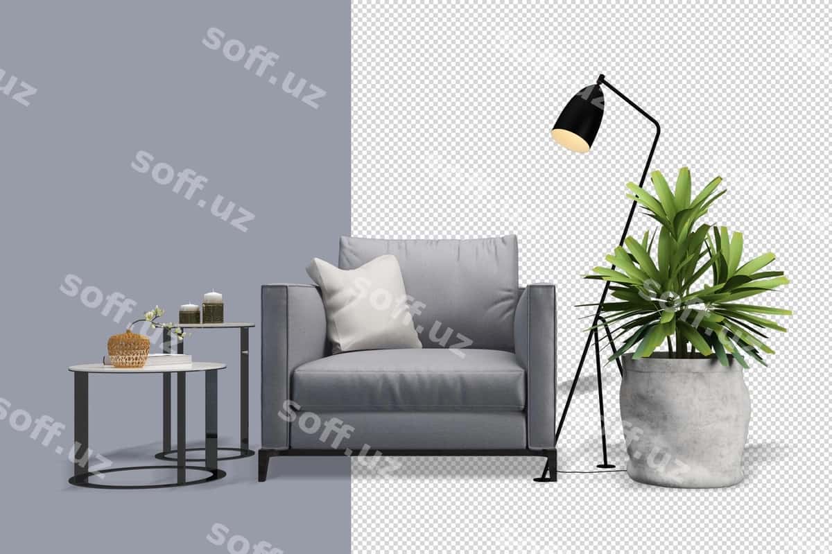Leaf 3D mebel, stul, divan, stol | Leaf 3d furniture chair armchair table 1