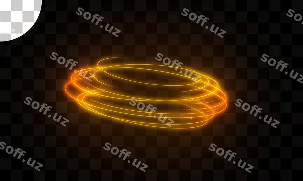Chiziqlar doira yorqinlik effekti | Lines circle light effect 1