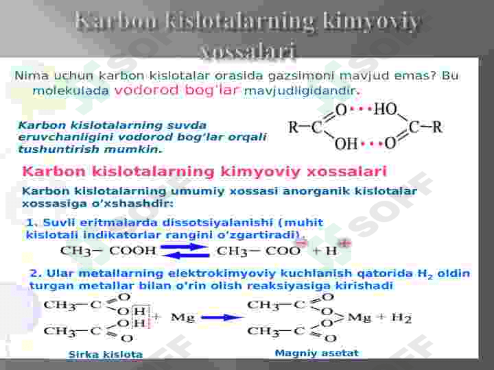Karbon kislotalar va ularning kimyoviy xossalari 5